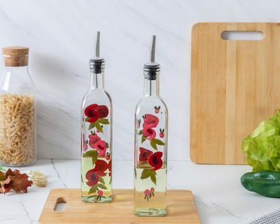 Foto 5 | Aceitera de Vidrio Starhaus 500 ml 2 Piezas