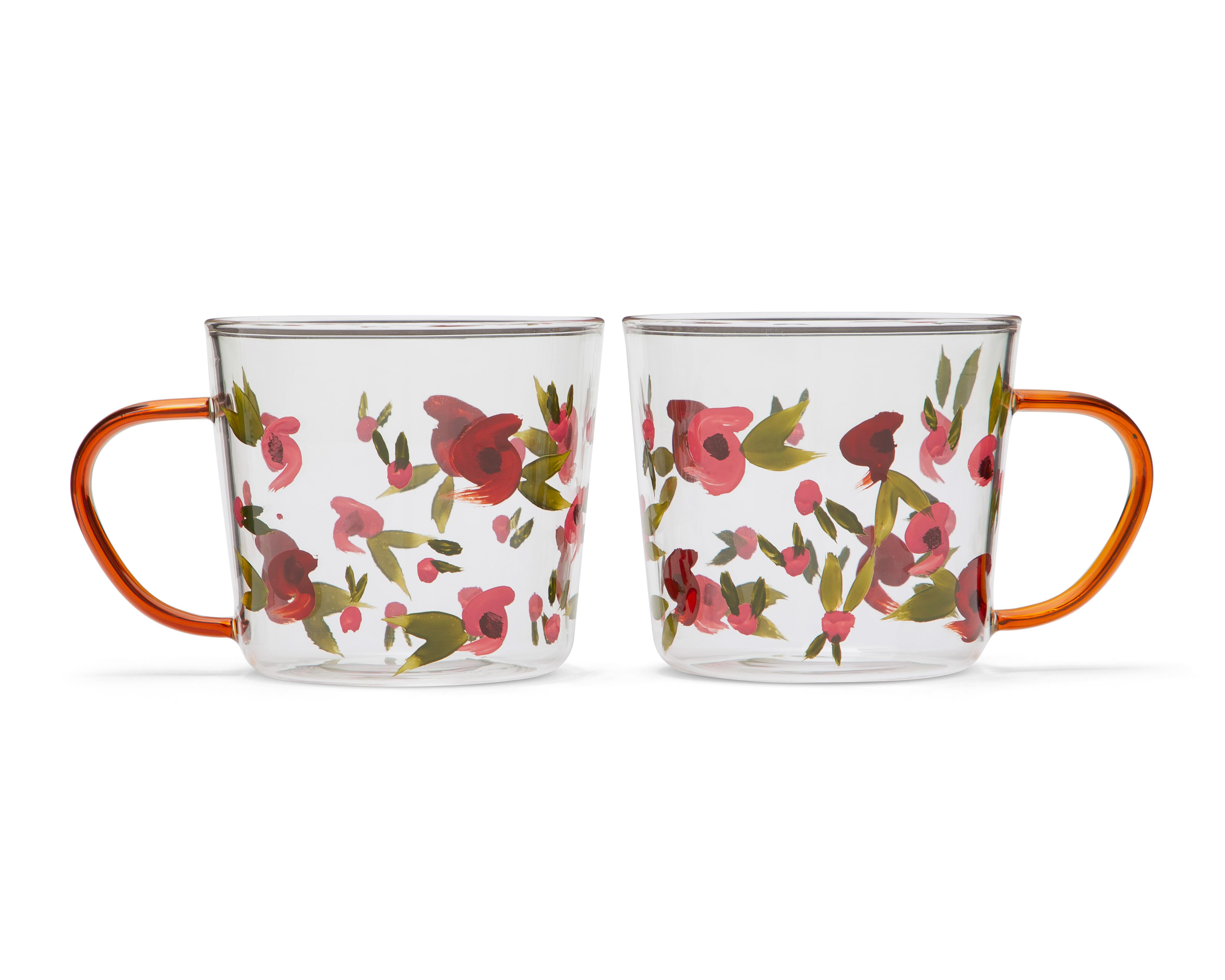 Foto 2 pulgar | Taza de Vidrio Starhaus 500 ml 2 Piezas