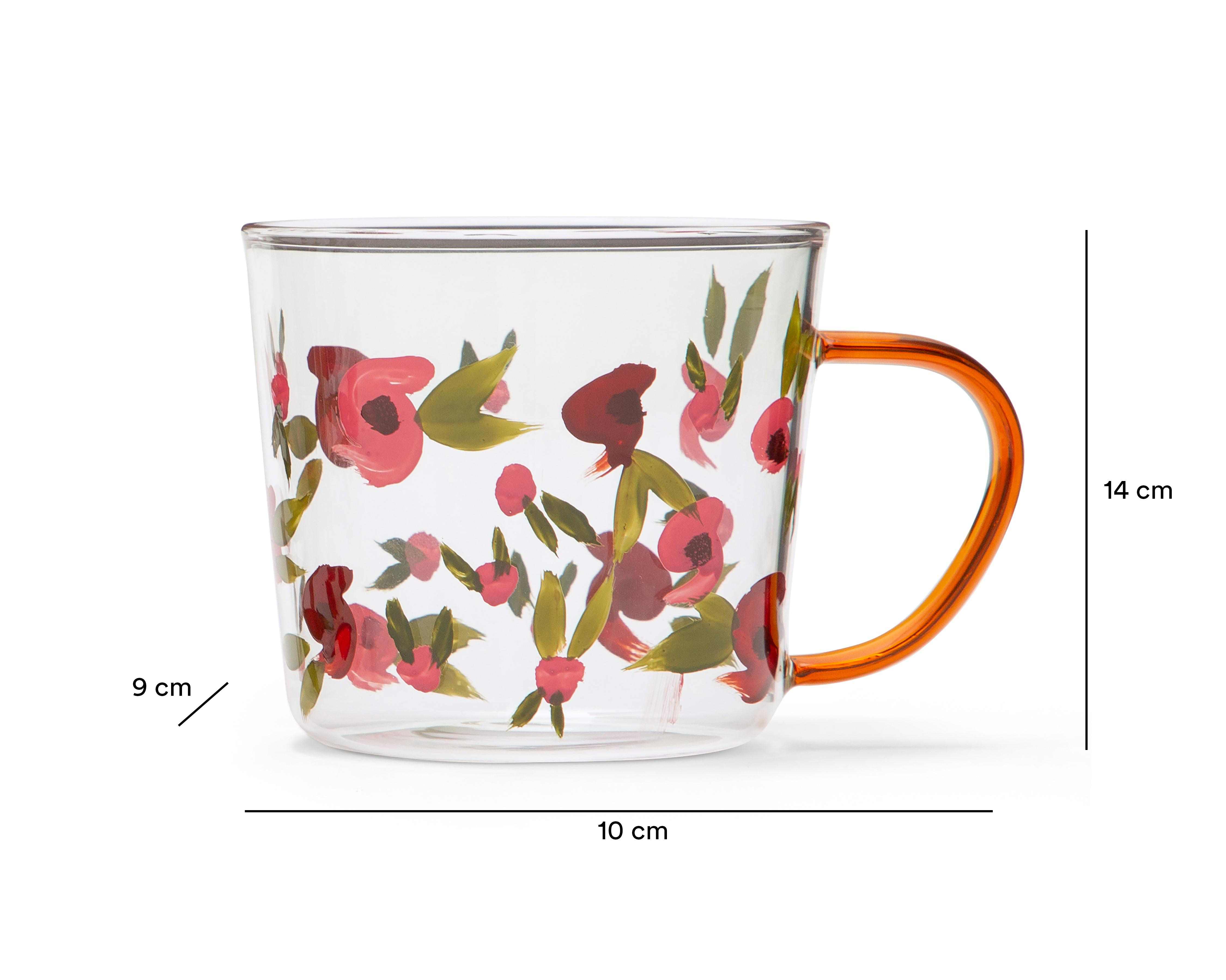 Foto 6 pulgar | Taza de Vidrio Starhaus 500 ml 2 Piezas