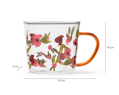 Foto 5 | Taza de Vidrio Starhaus 500 ml 2 Piezas