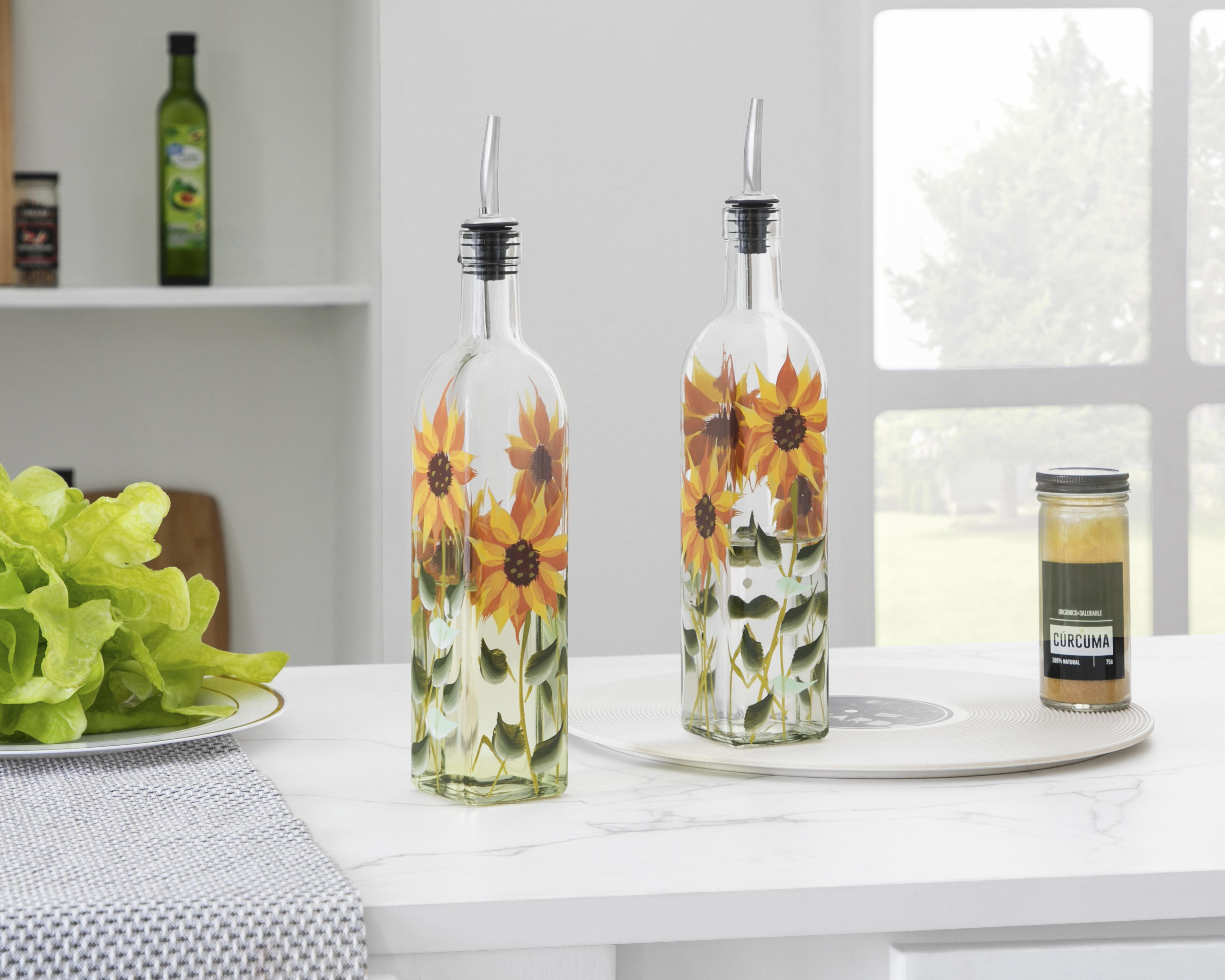 Foto 5 | Aceitera de Vidrio Starhaus 500 ml 2 Piezas