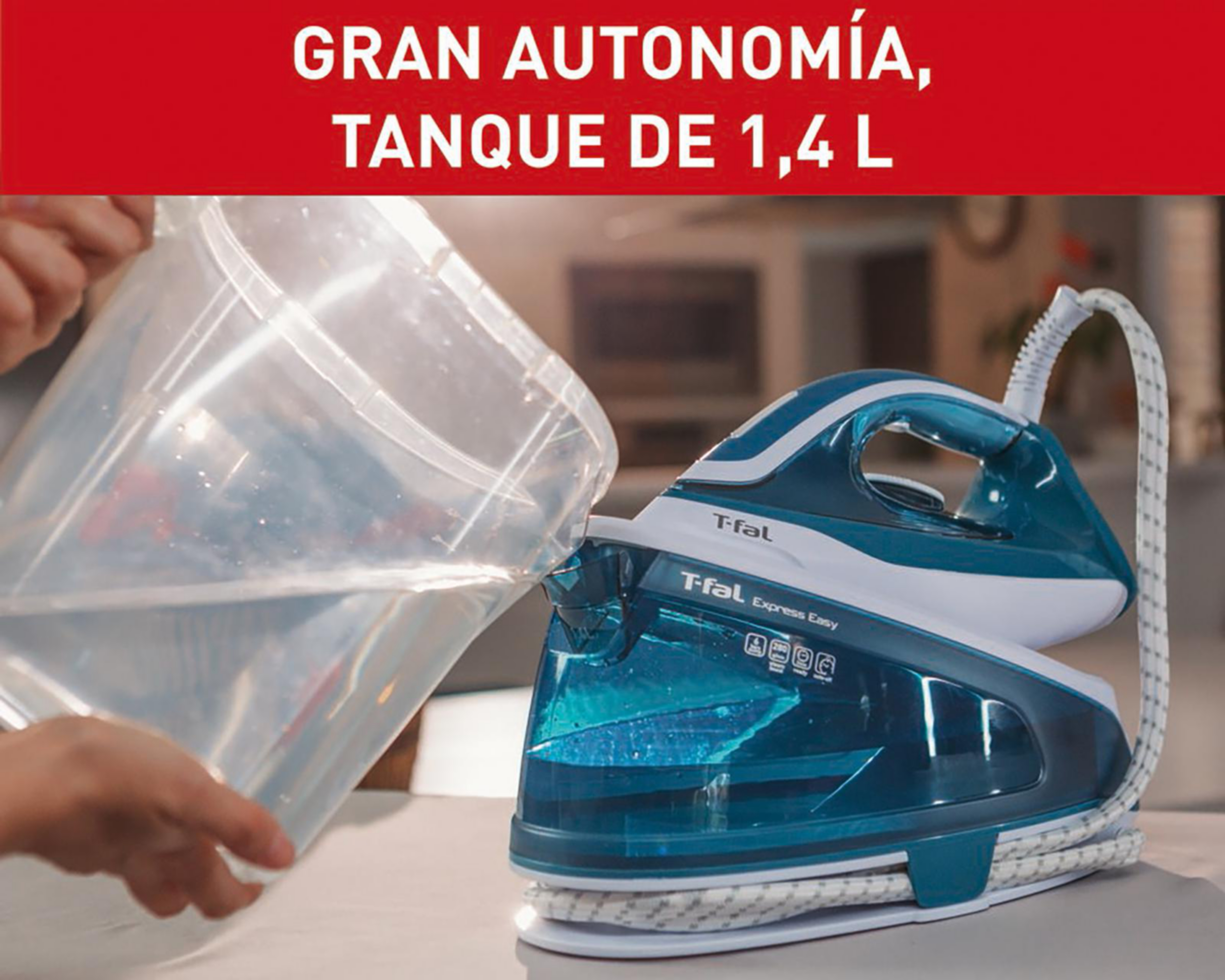 Foto 6 pulgar | Generador de Vapor T-Fal Express Easy