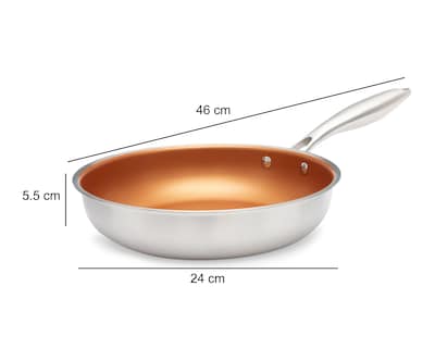 Foto 6 | Sartén Record de Acero Inoxidable Antiadherente 24 cm