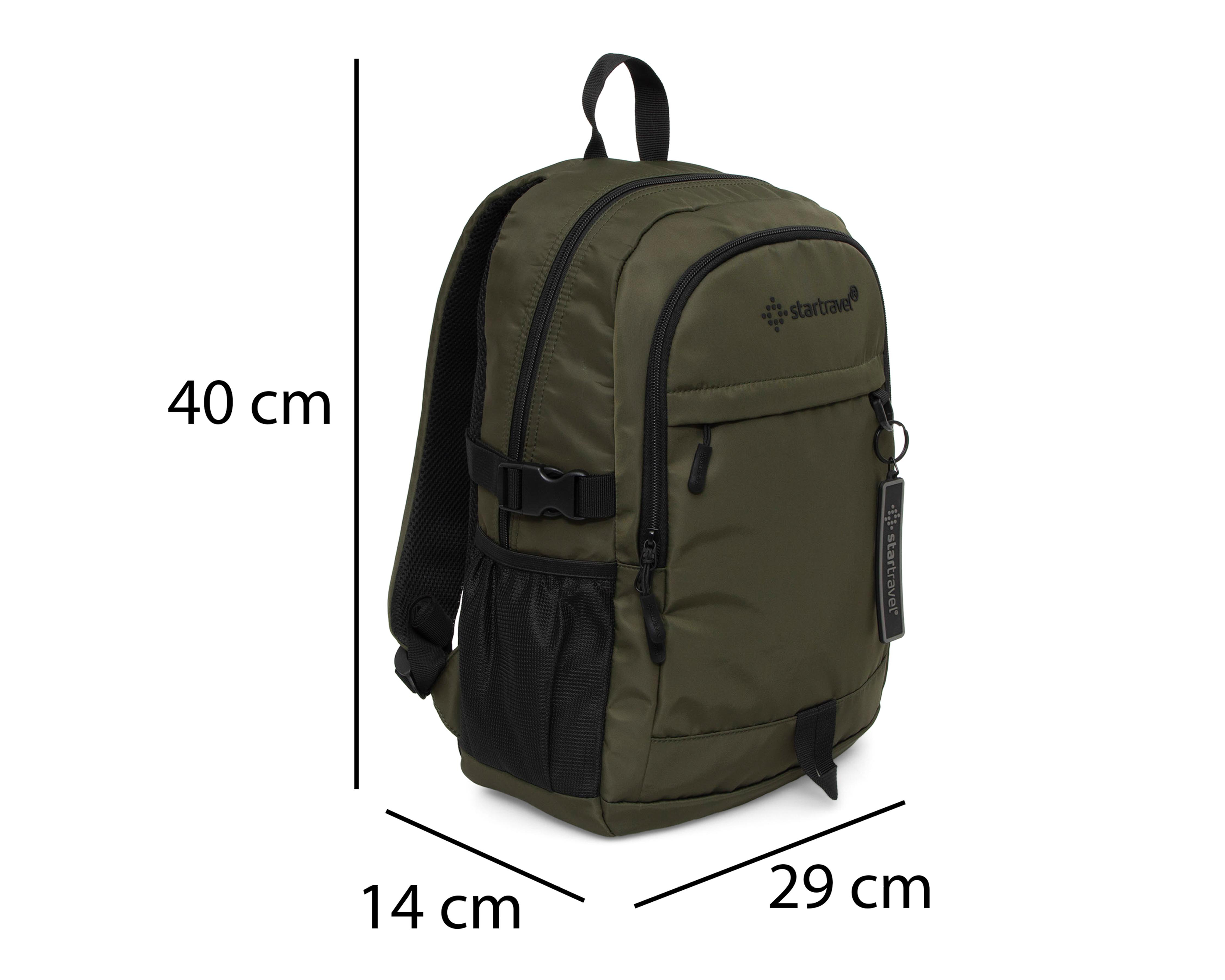 Foto 7 | Mochila para Laptop Startravel Toronto 15 Pulgadas Verde