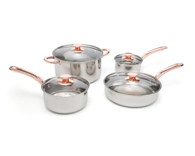 Foto 1 | Batería de Cocina Gibson Home Ansonville 8 Piezas de Acero Inoxidable