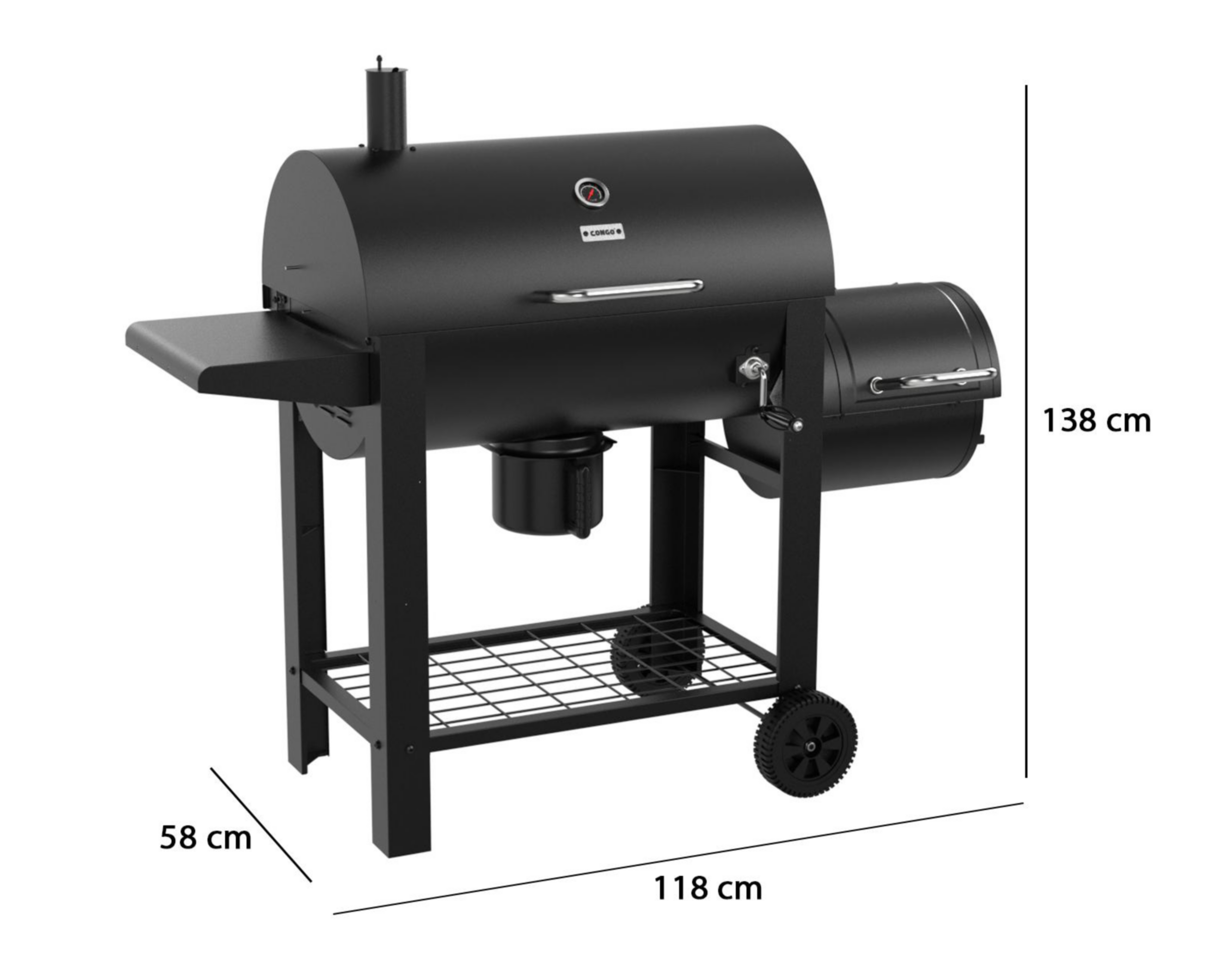 Foto 8 | Asador de Carbón Congo Smokey BBQ