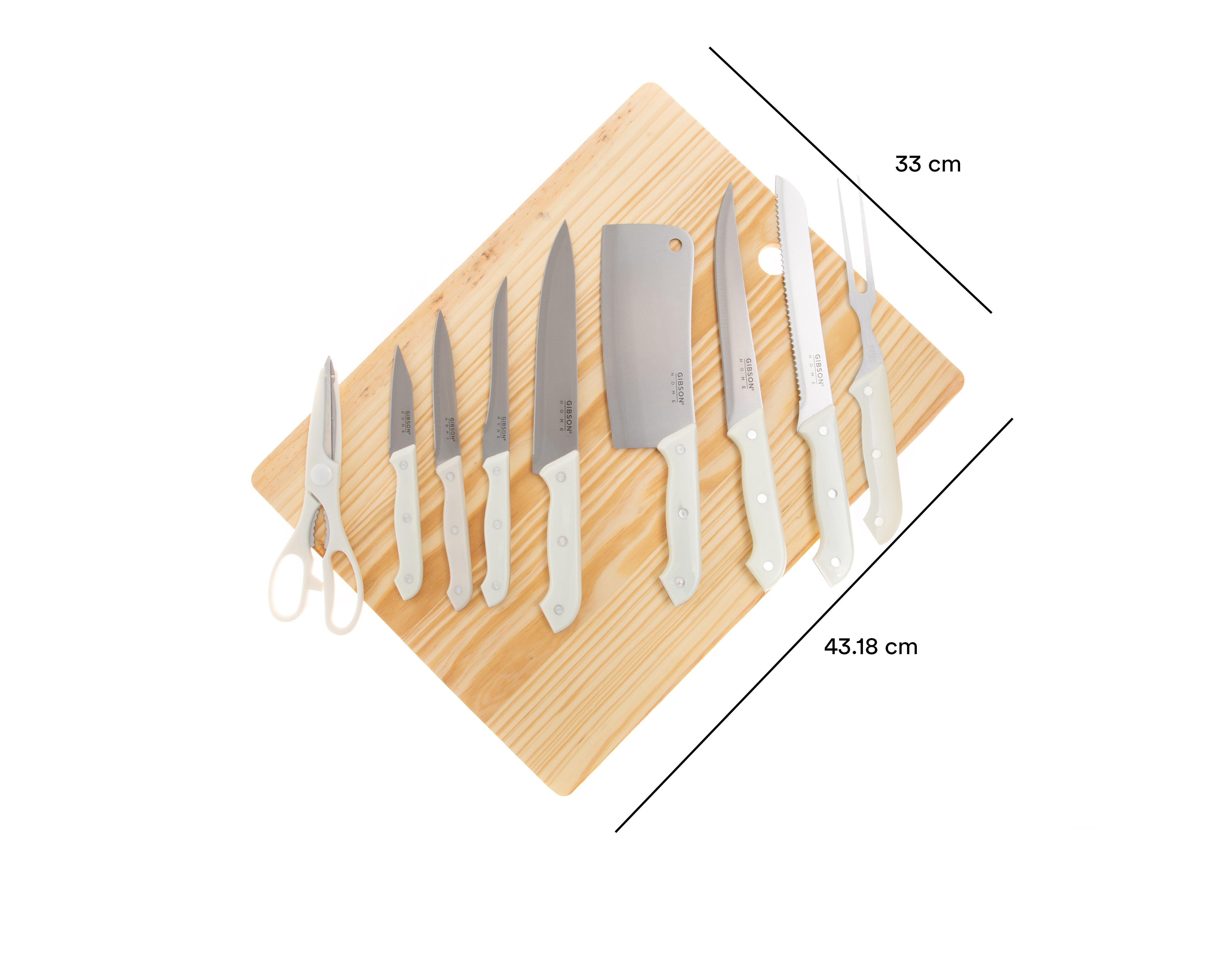 Foto 5 | Juego de Cuchillos Gibson Home con Tabla 10 Piezas