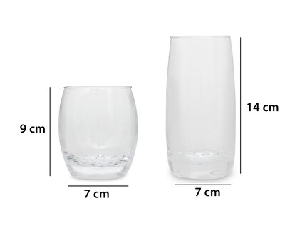 Foto 4 | Juego de Vasos de Vidrio Glazé 12 Piezas