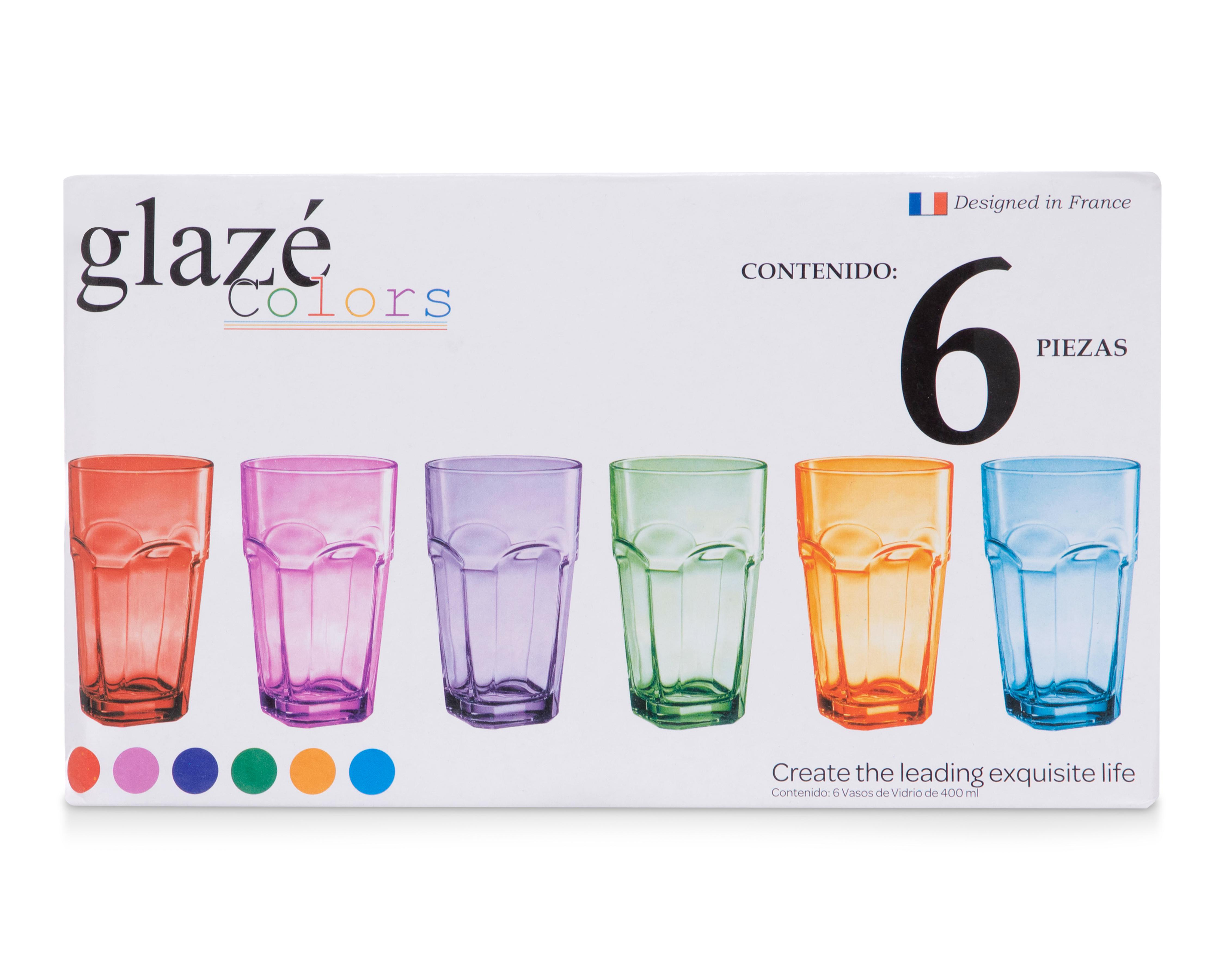 Foto 3 | Vasos Glazé 6 Piezas