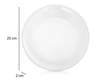 Foto 7 | Vajilla de Vidrio Transparente para 3 Personas 12 Piezas