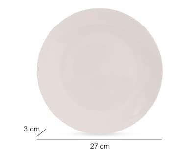 Foto 7 | Vajilla de Cerámica Blanco 4 Personas 12 Piezas