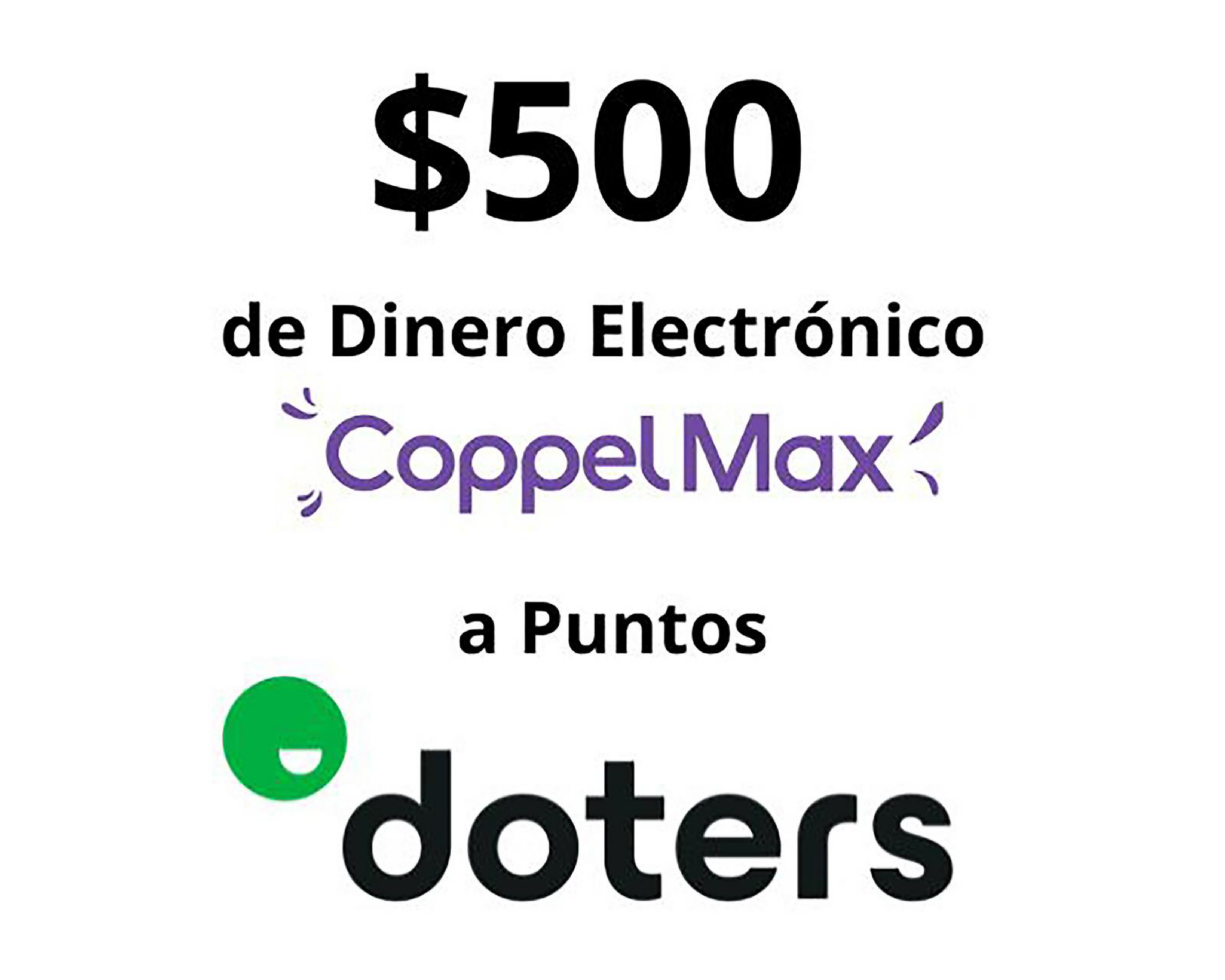 Foto 2 pulgar | 500 Puntos Doters