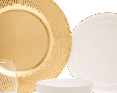 Foto 6 | Vajilla de Opal Glass Blanca para 4 Personas 36 Piezas