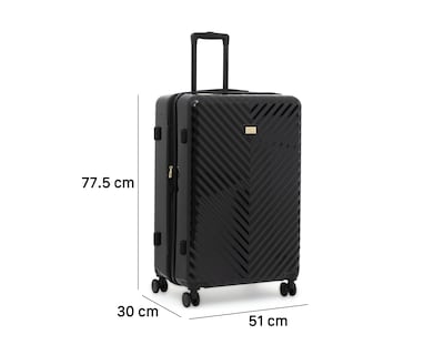 Foto 8 | Maleta Vertical Jennifer Lopez Black 28 Pulgadas