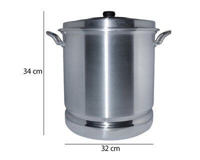 Foto 6 | Vaporera Record 28 L de Aluminio