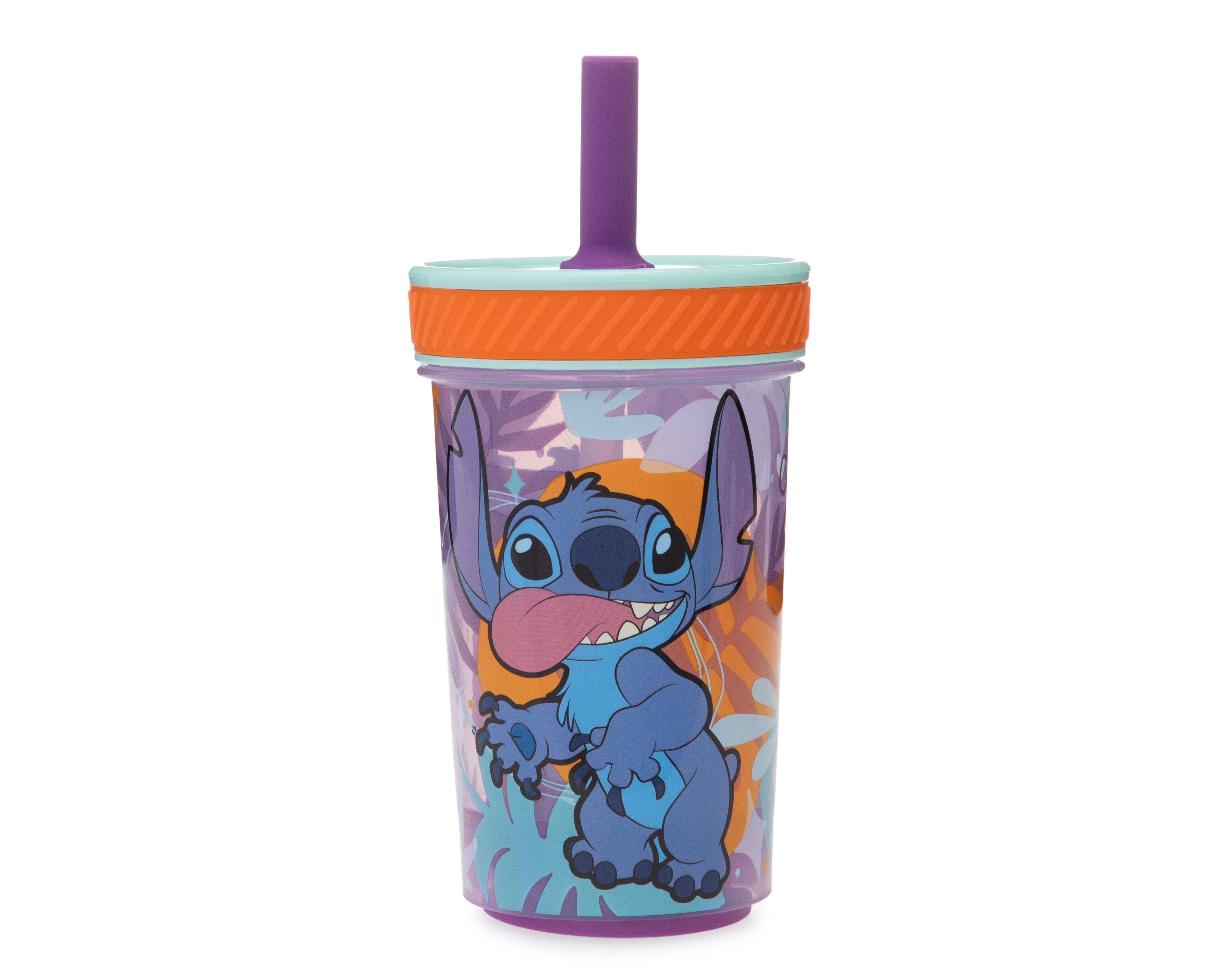 Vaso con Popote de Plástico Stitch 370 ml $199