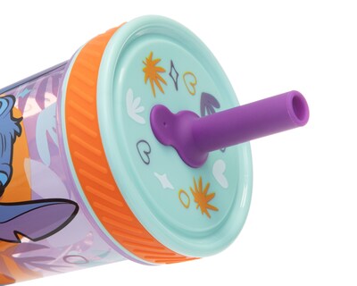 Foto 2 | Vaso con Popote de Plástico Stitch 370 ml
