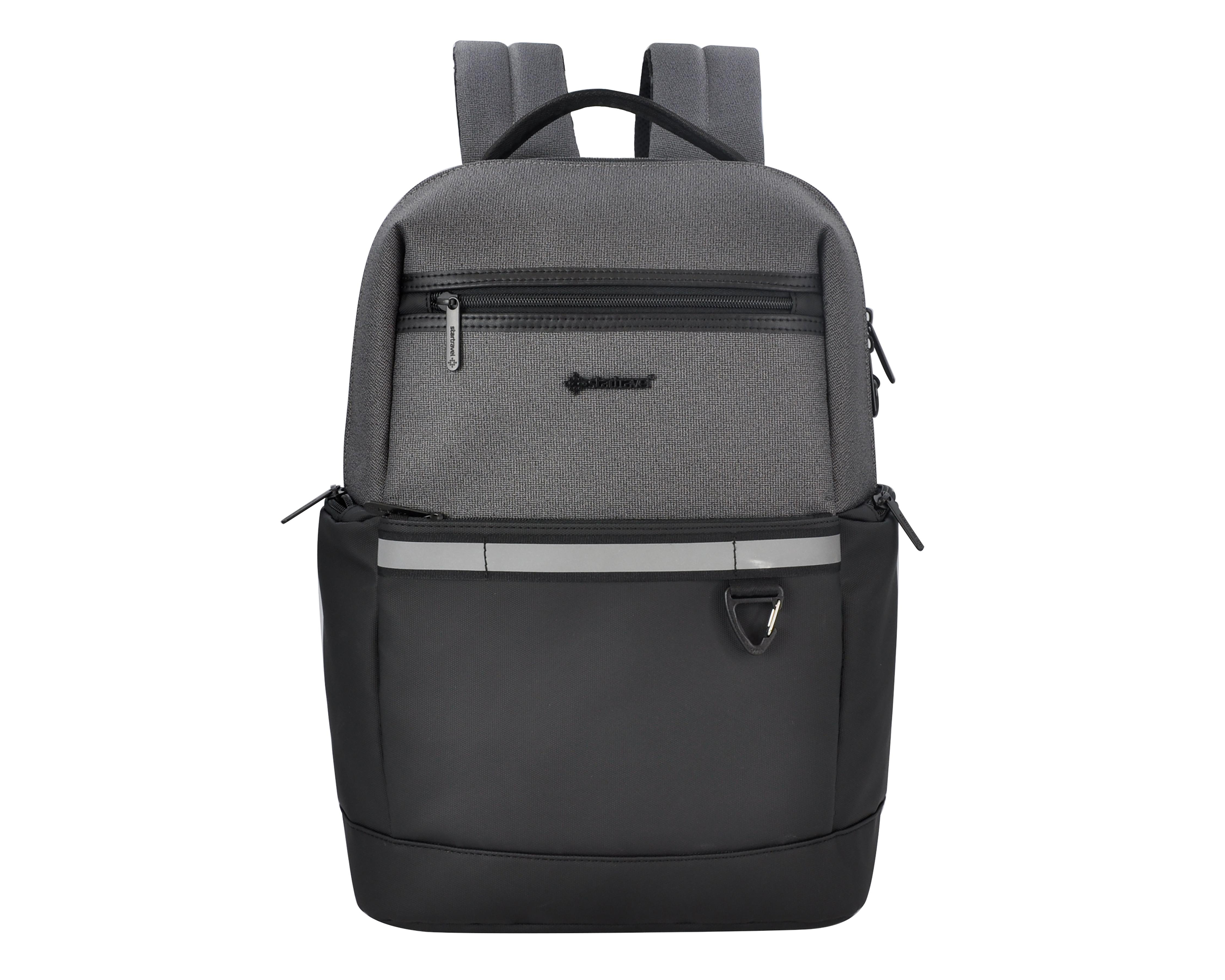 Foto 3 pulgar | Mochila para Laptop Startravel Croacia 15.6 Pulgadas Gris