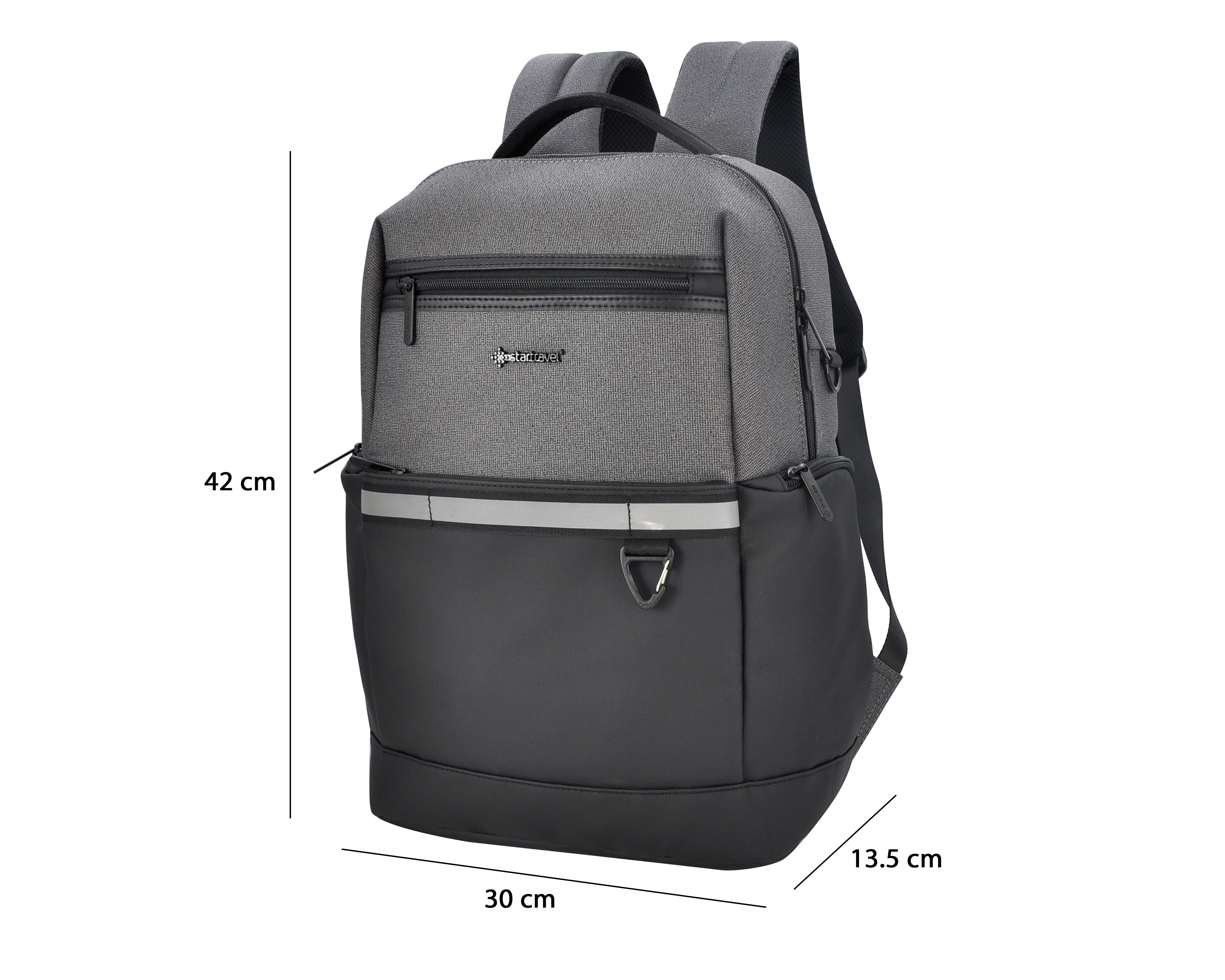 Foto 7 | Mochila para Laptop Startravel Croacia 15.6 Pulgadas Gris