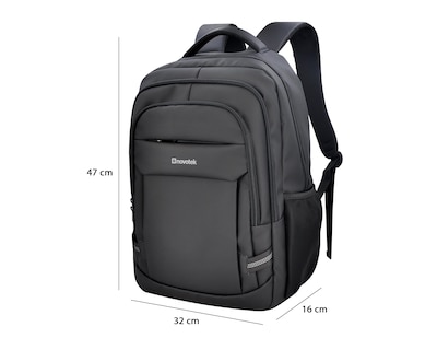 Foto 8 | Mochila para Laptop Novotek Sigma 17 Pulgadas Negro