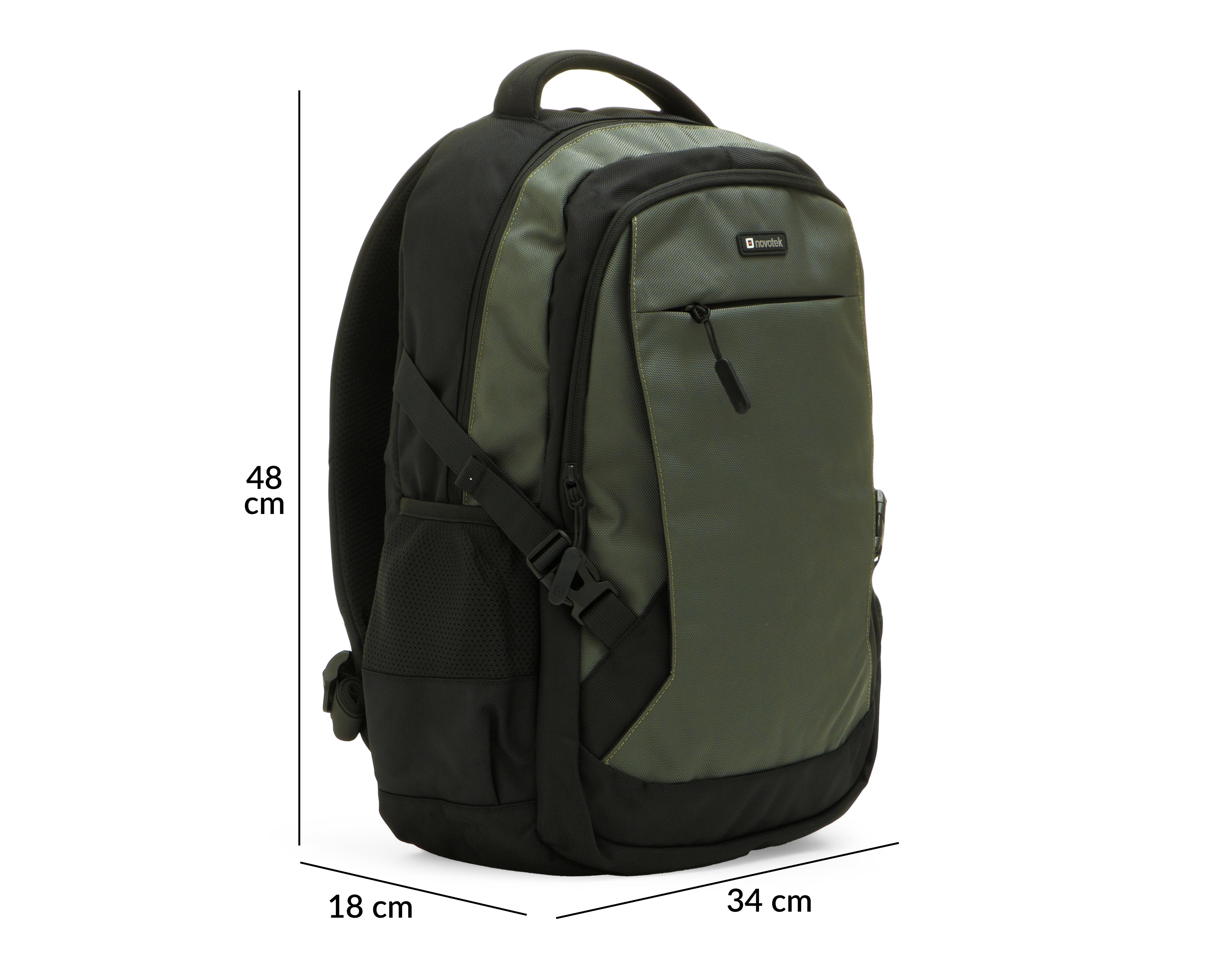 Foto 6 pulgar | Mochila para Laptop Novotek Pixel 15.6 Pulgadas Verde
