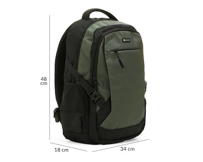 Foto 5 | Mochila para Laptop Novotek Pixel 15.6 Pulgadas Verde