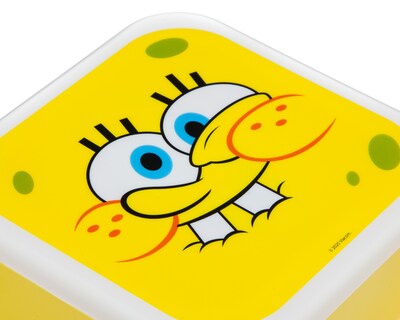 Foto 3 | Contenedor de Plástico Fun Kids Bob Esponja 3 Piezas