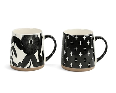 Foto 1 | Taza de Porcelana Crown Baccara 460 ml 2 Piezas