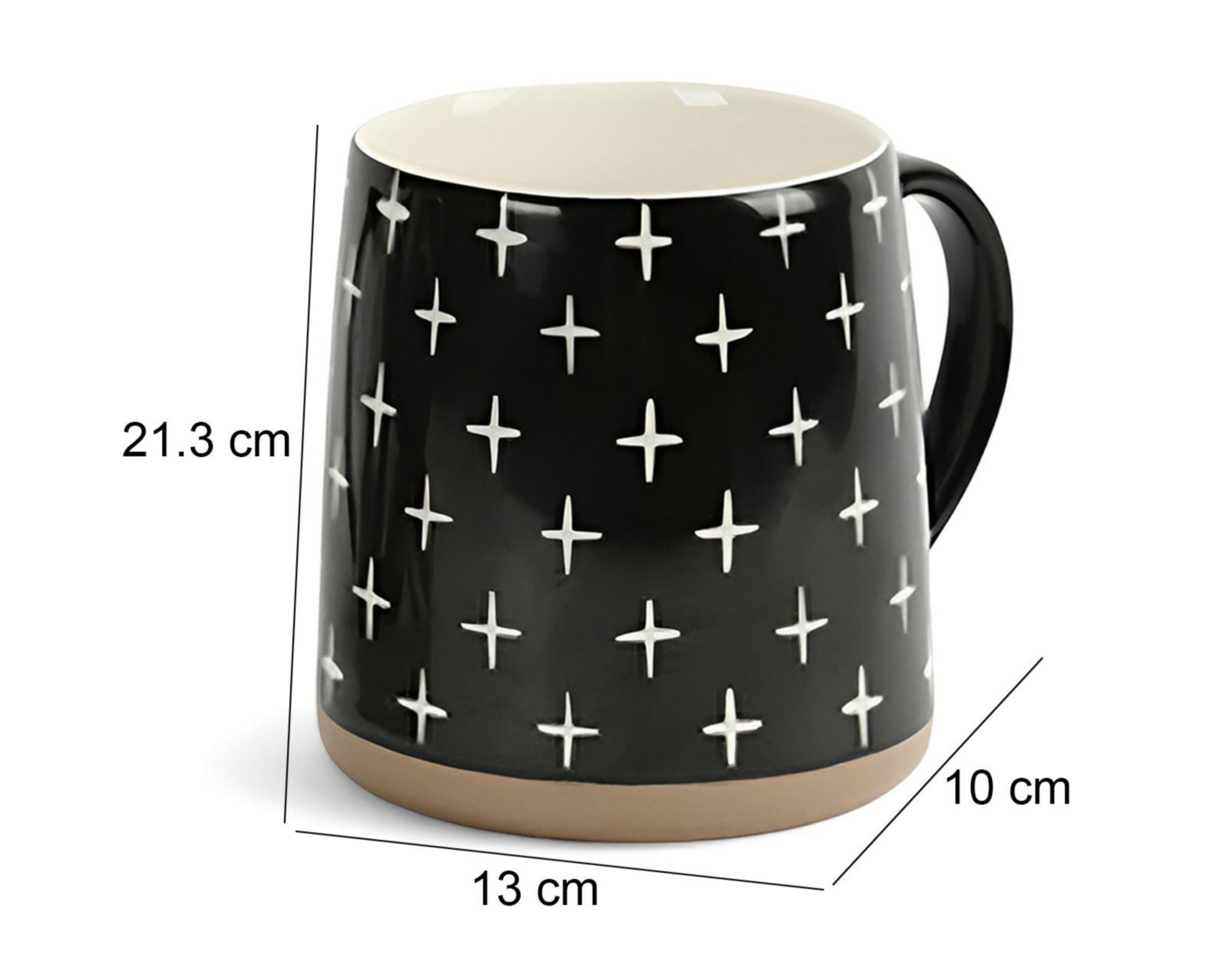 Foto 8 pulgar | Taza de Porcelana Crown Baccara 460 ml 2 Piezas