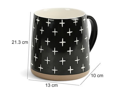 Foto 7 | Taza de Porcelana Crown Baccara 460 ml 2 Piezas