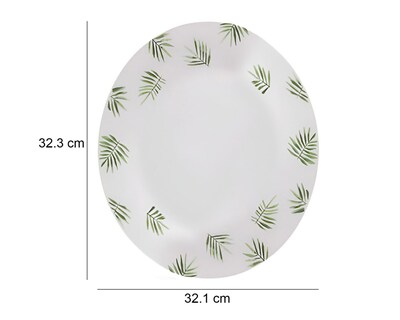 Foto 6 | Vajilla de Porcelana Blanca para 4 Personas 12 Piezas
