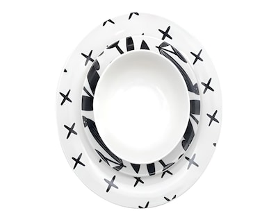 Foto 5 | Vajilla de Porcelana Blanca para 4 Personas 12 Piezas