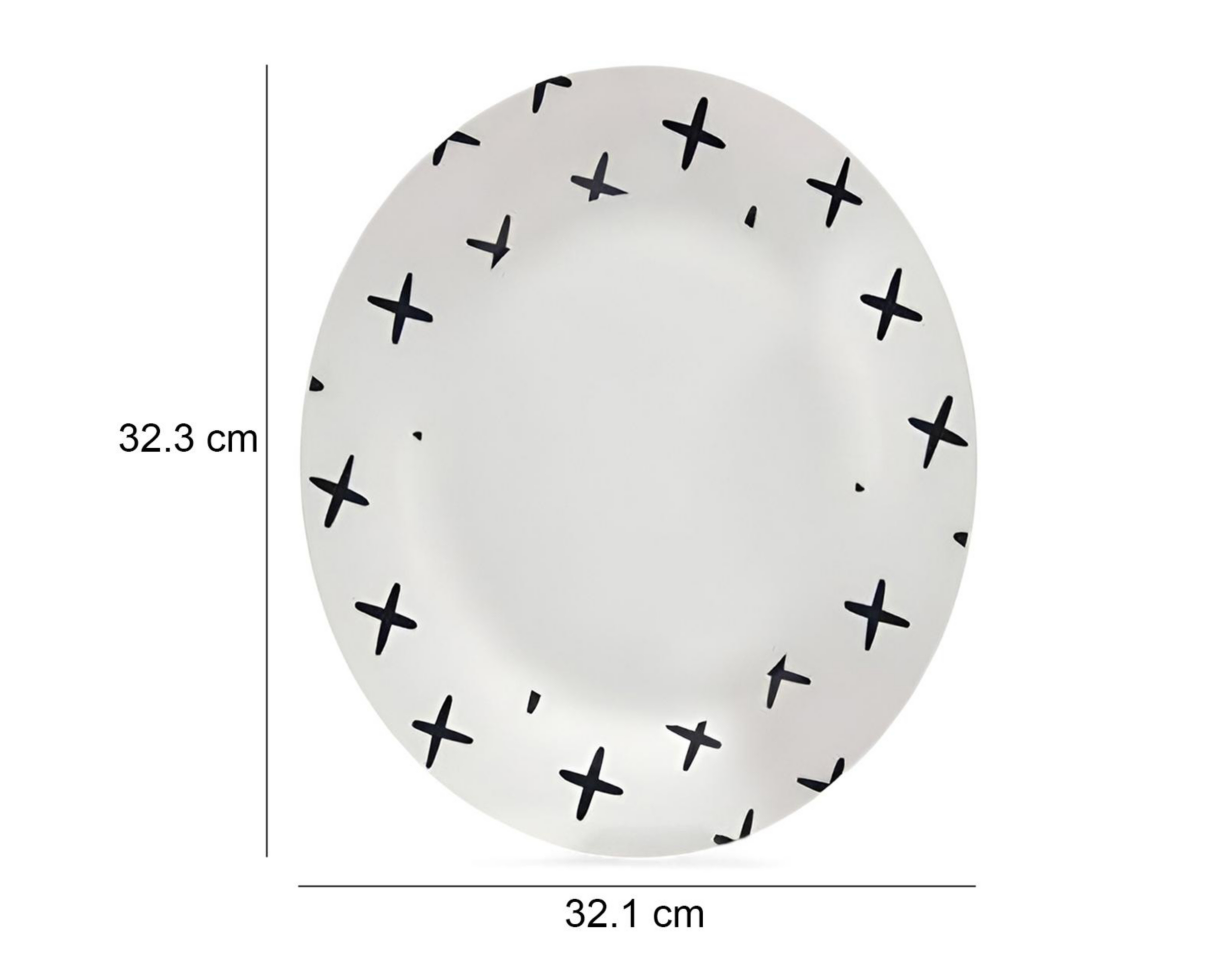 Foto 7 pulgar | Vajilla de Porcelana Blanca para 4 Personas 12 Piezas