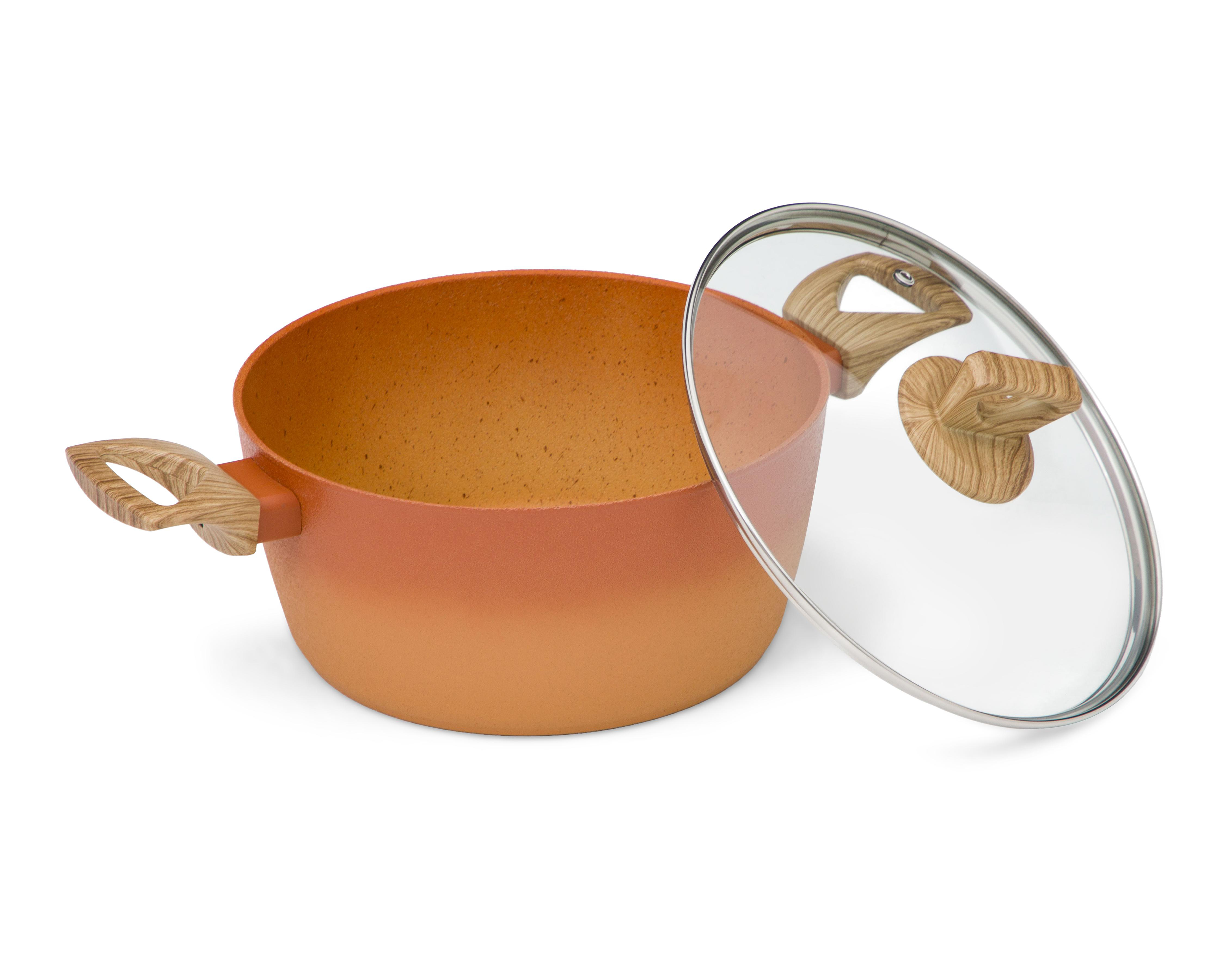 Foto 3 pulgar | Batería de Cocina Sofía Terracook 7 Piezas con Asas de Baquelita