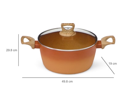 Foto 7 | Batería de Cocina Sofía Terracook 7 Piezas con Asas de Baquelita