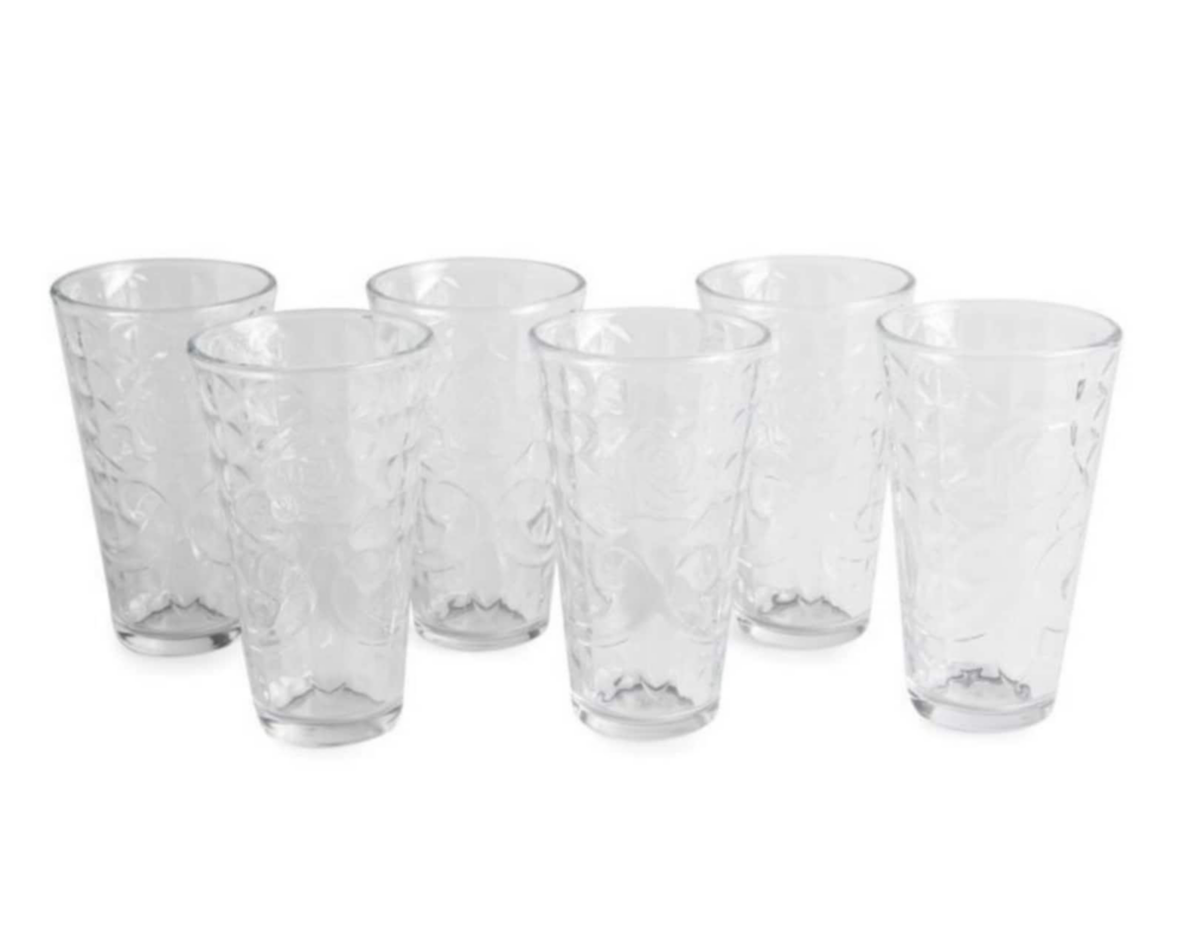 Foto 2 pulgar | Juego de Vasos de Vidrio Santa Elenita