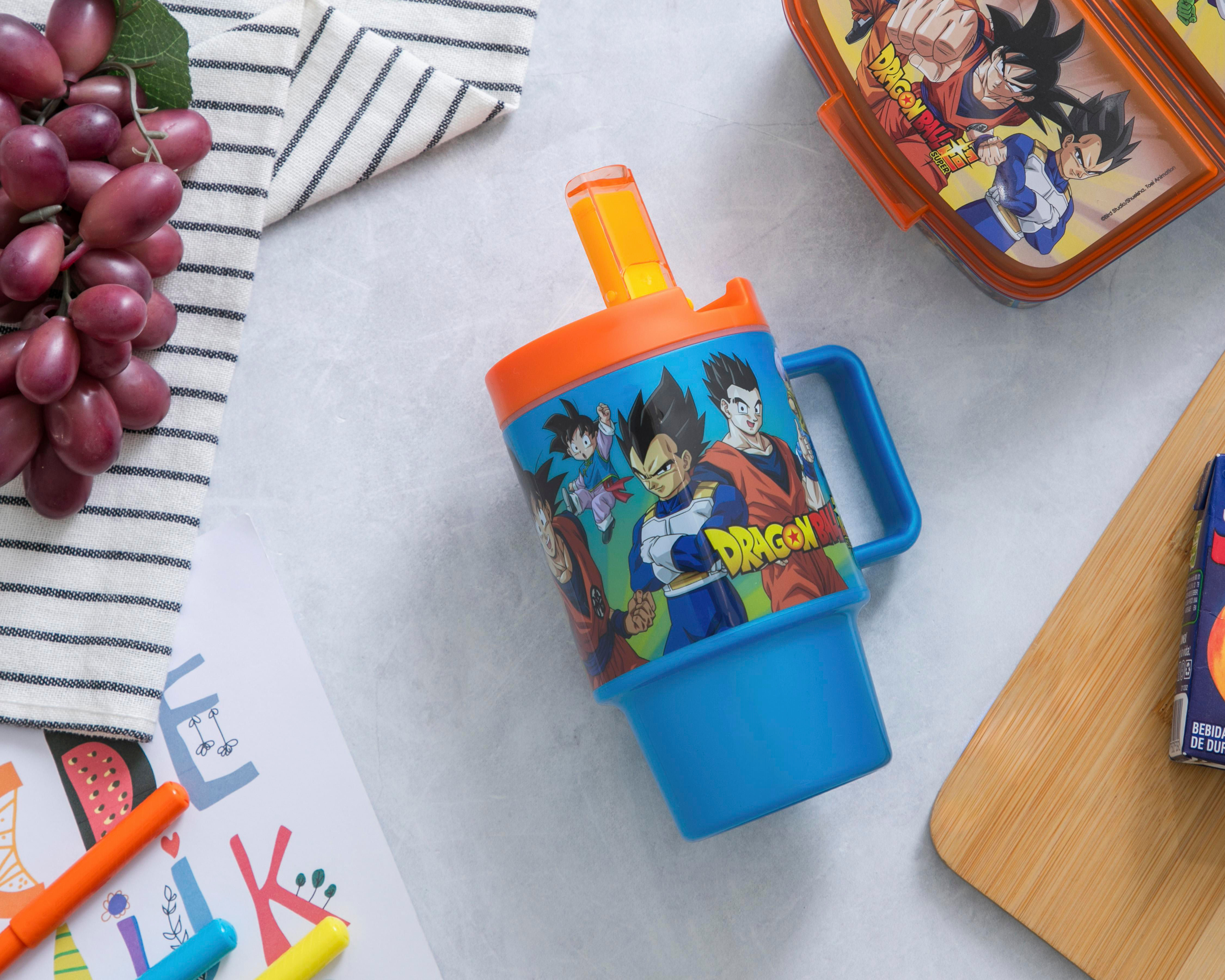 Foto 5 | Vaso con Pipeta de Plástico Dragon Ball 530 ml