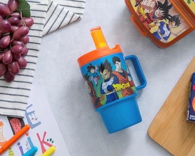 Foto 5 | Vaso con Pipeta de Plástico Dragon Ball 530 ml