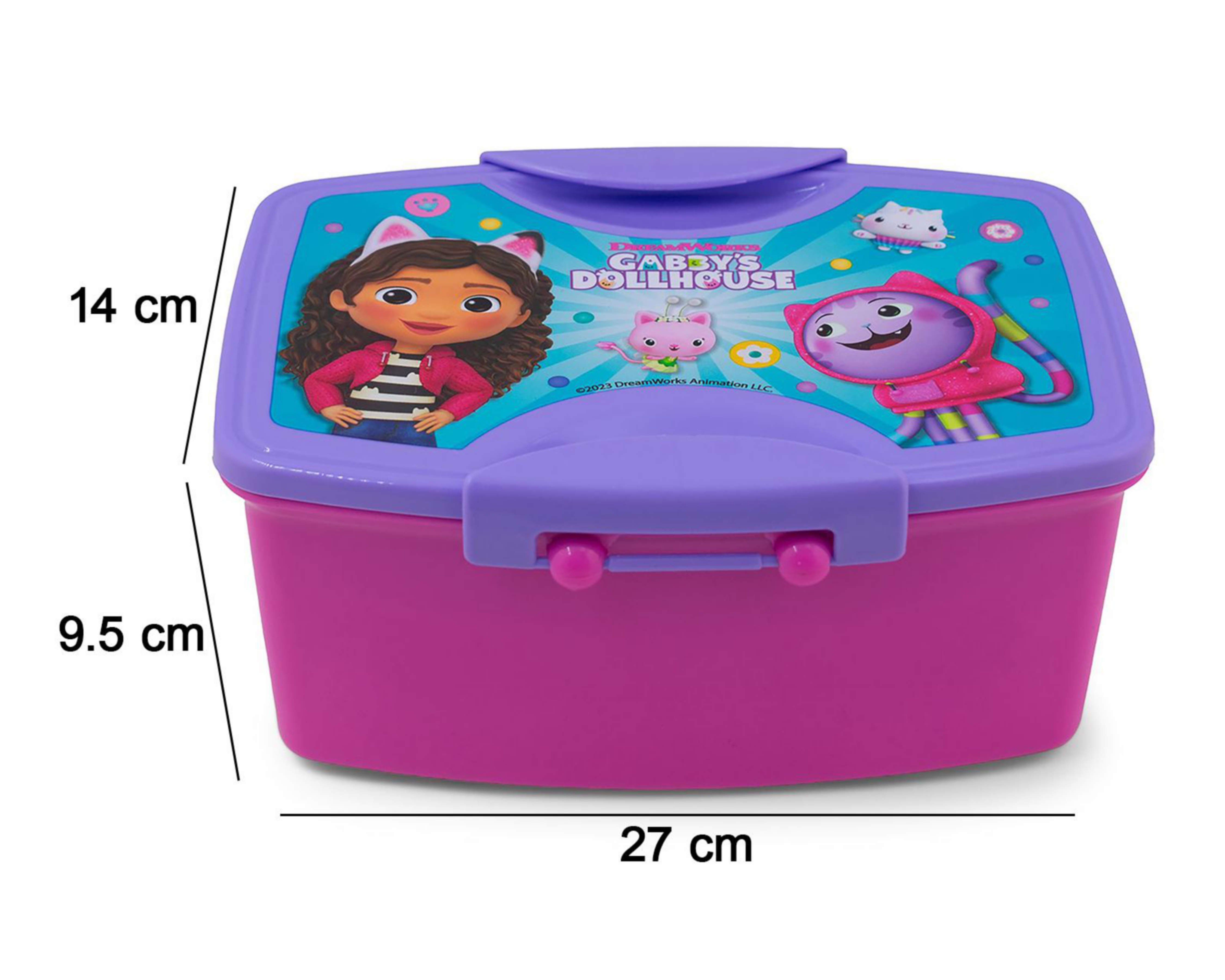 Foto 7 pulgar | Lonchera de Plástico Fun Kids Gabby's Dollhouse