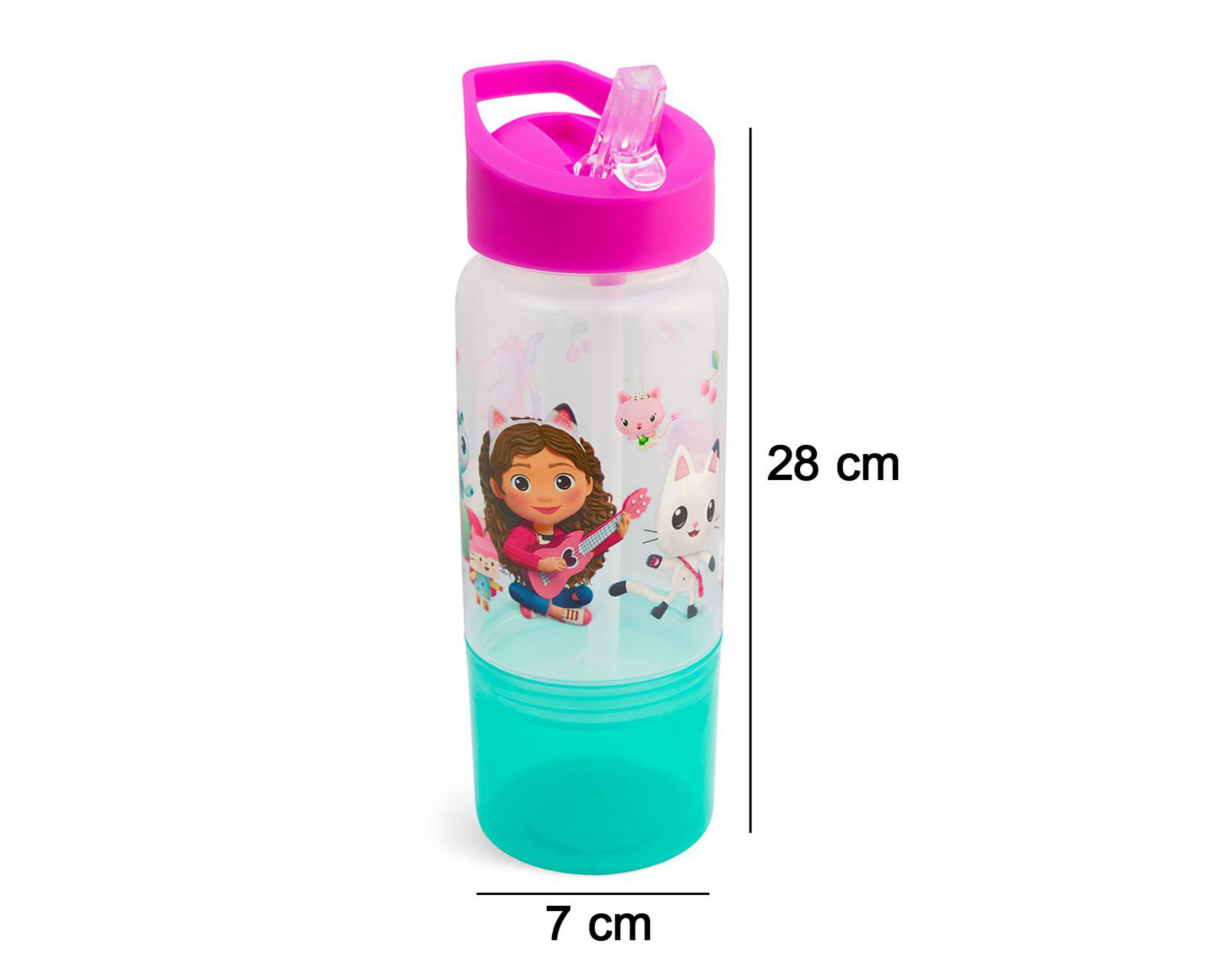 Foto 6 pulgar | Botella para Agua Fun Kids Gabby's Dollhouse 400 ml