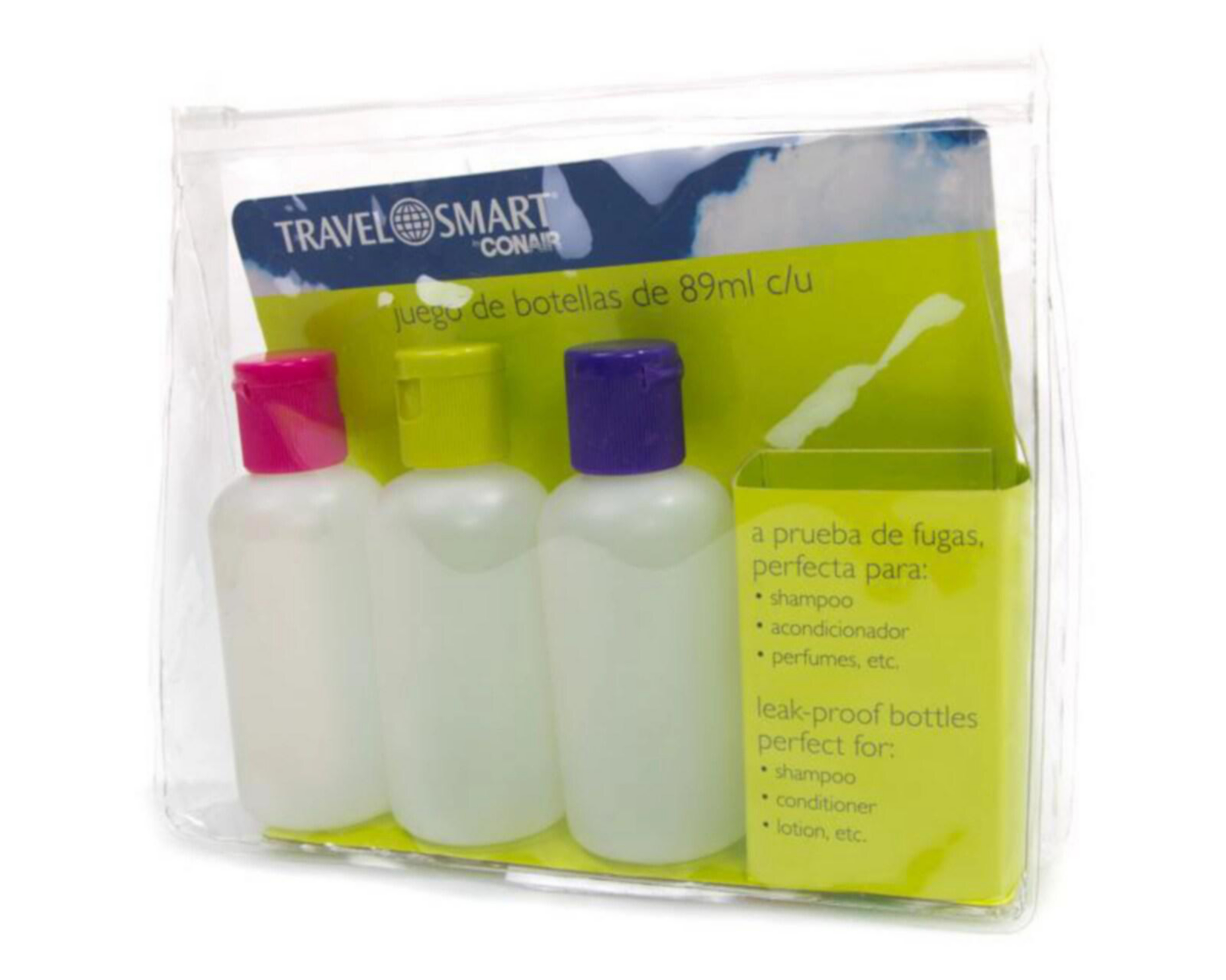 Foto 3 pulgar | Juego de Botellas Travel Smart TS233TBES