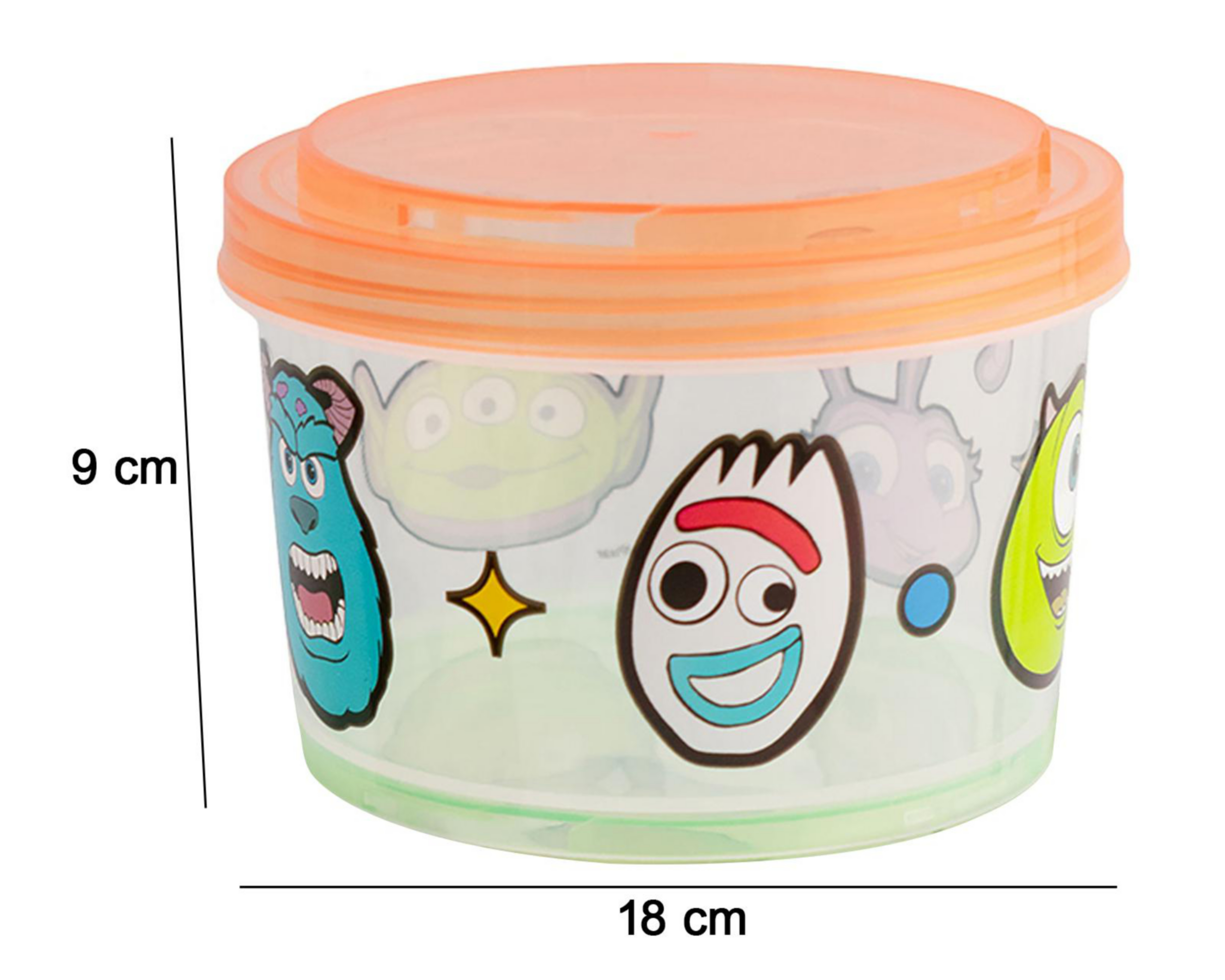Foto 7 pulgar | Contenedor de Plástico Fun Kids 3 Piezas