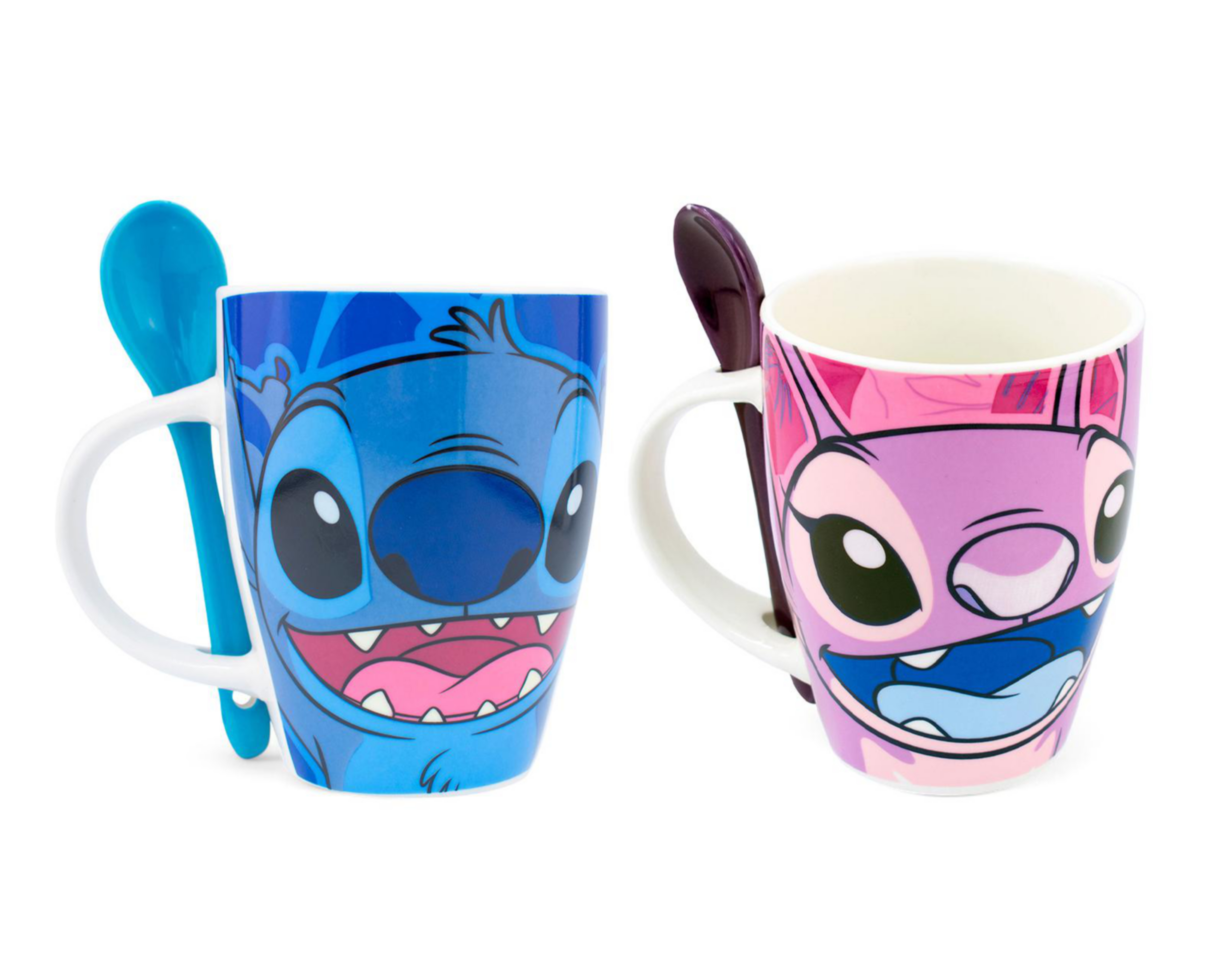 Taza de Cerámica Stitch 310 ml 2 Piezas