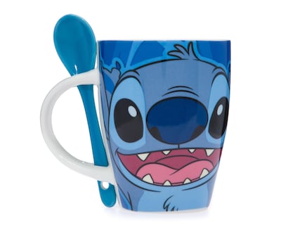 Foto 2 | Taza de Cerámica Stitch 310 ml 2 Piezas