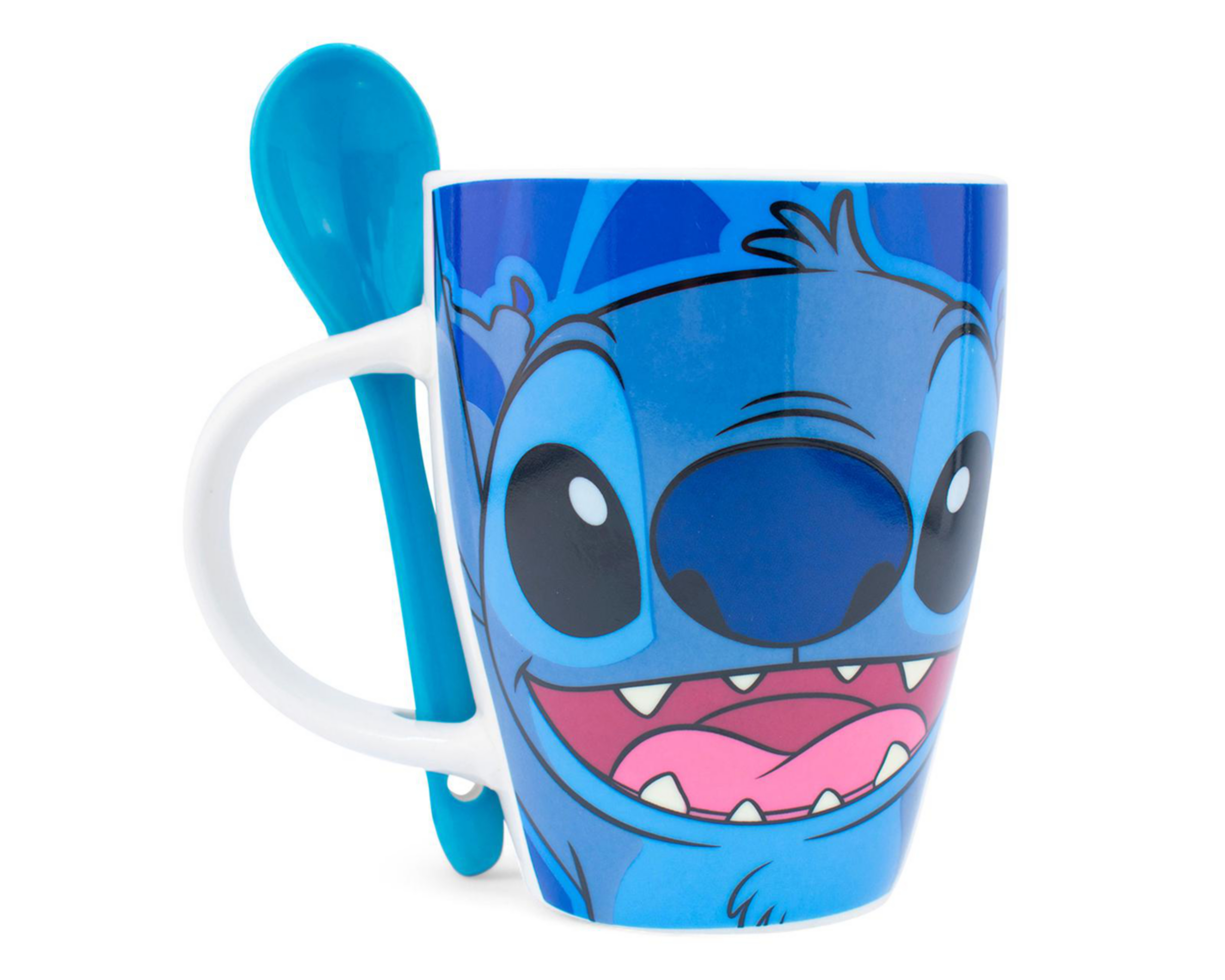 Foto 3 | Taza de Cerámica Stitch 310 ml 2 Piezas