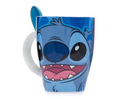 Foto 3 | Taza de Cerámica Stitch 310 ml 2 Piezas