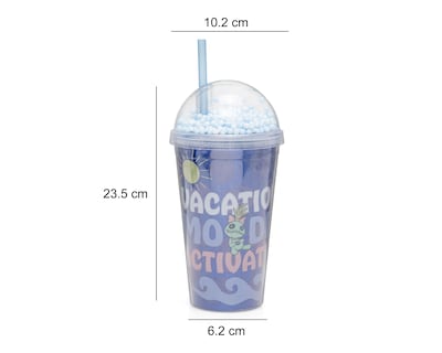 Foto 6 | Vaso con Tapadera de Plástico Fun Kids Stitch 480 ml