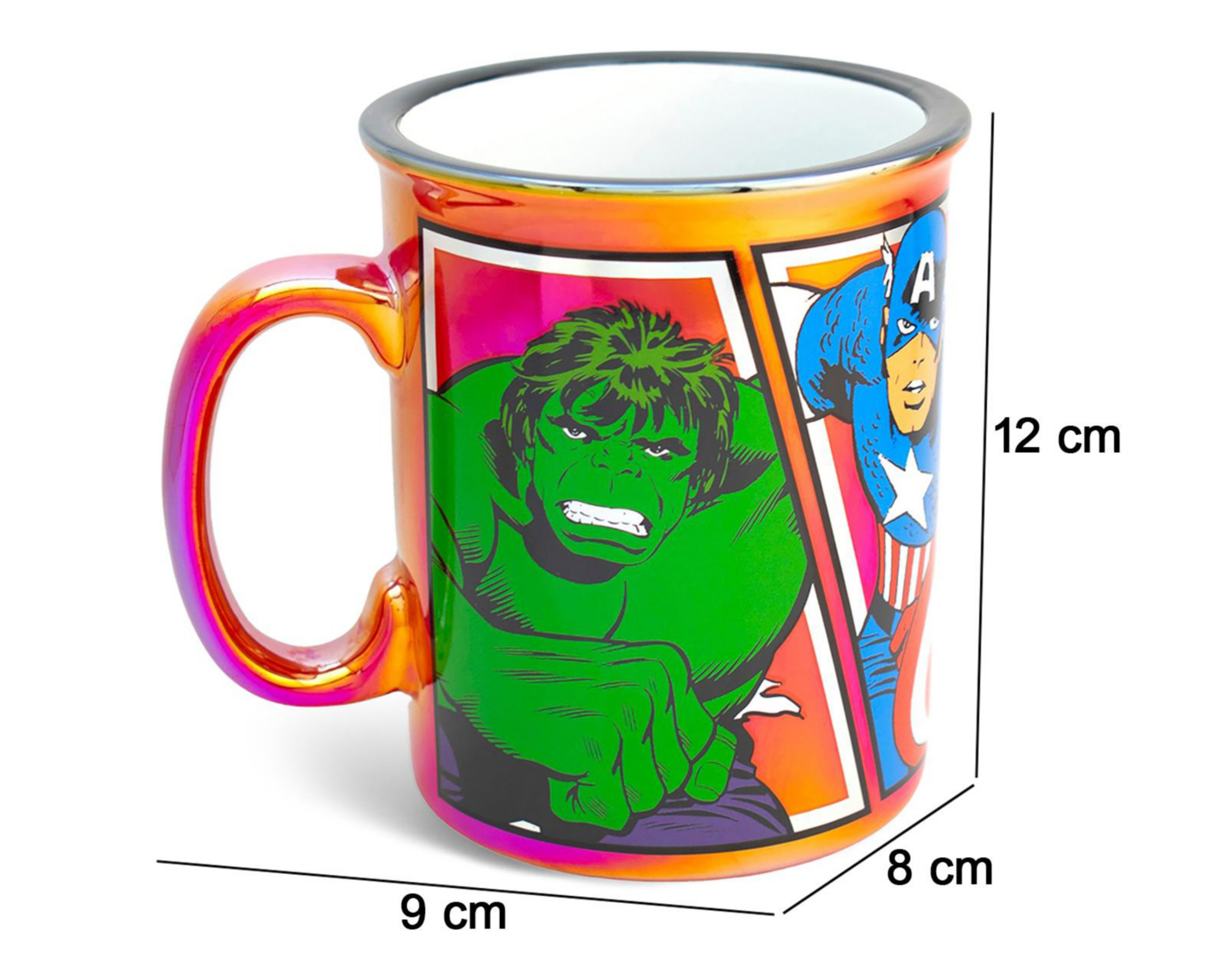Foto 7 pulgar | Taza de Cerámica Fun Kids Avengers 790 ml
