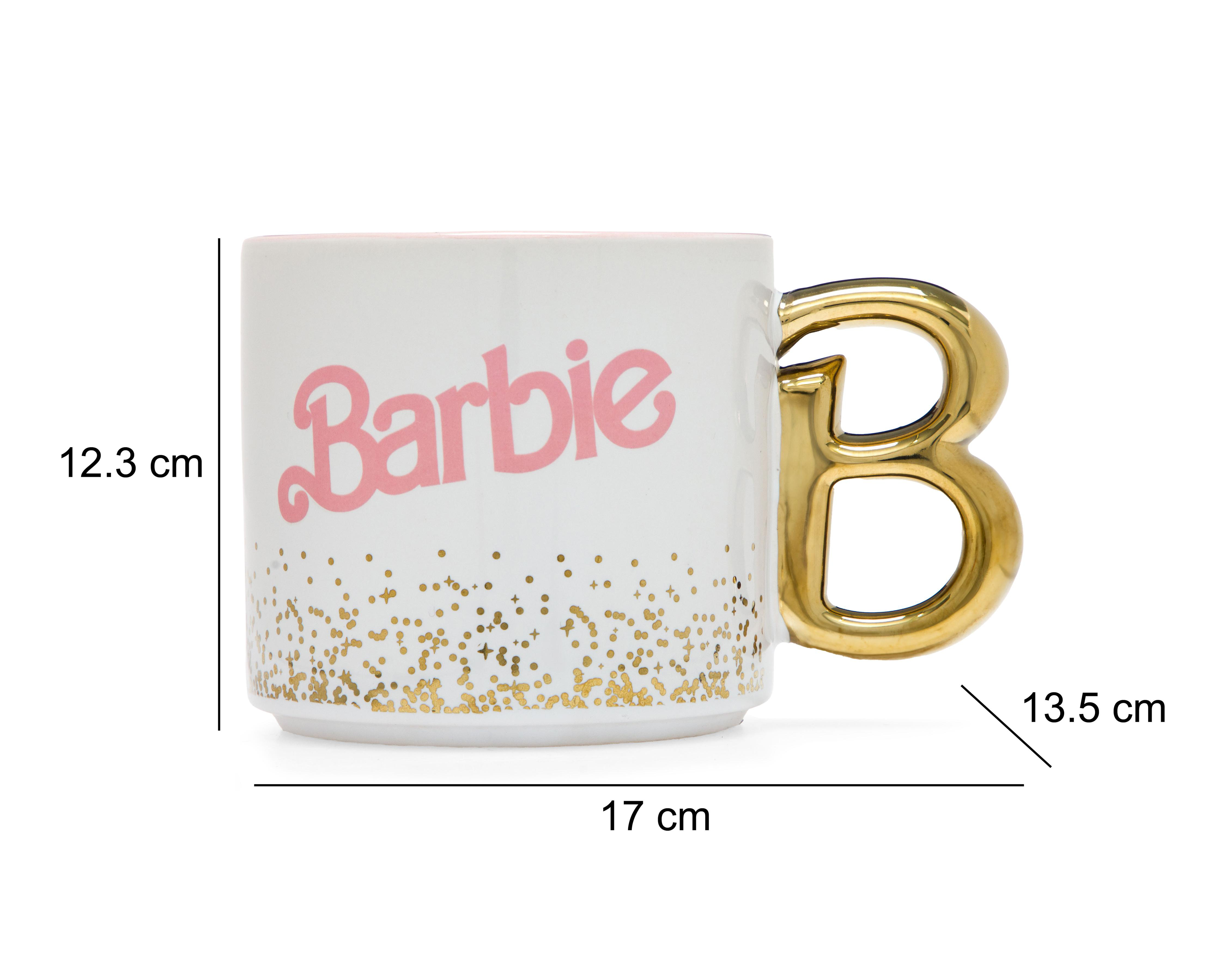 Foto 5 pulgar | Taza de Cerámica Fun Kids Barbie 502 ml