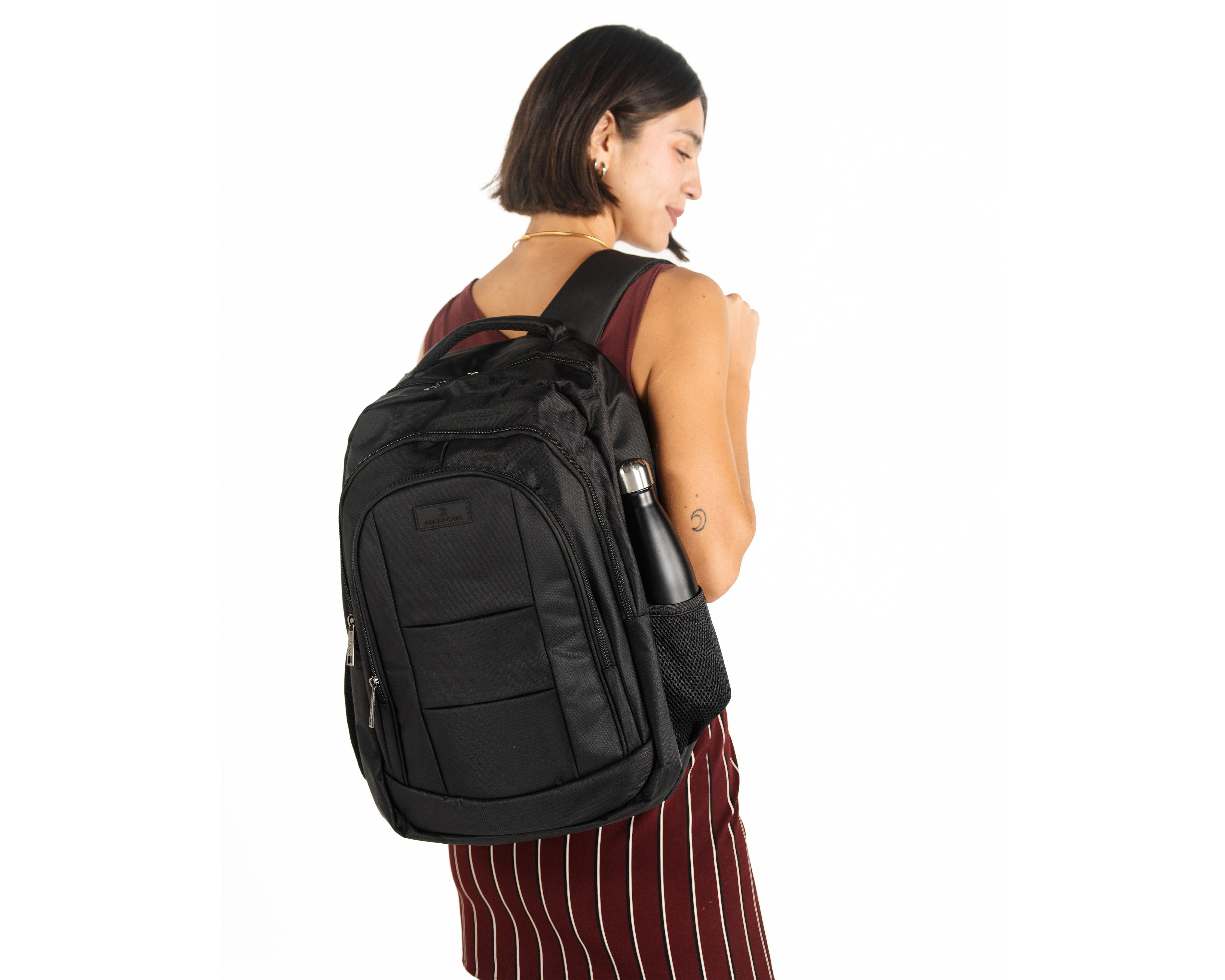 Foto 6 | Mochila para Laptop Perfect Choice Comfort 17 Pulgadas Negra